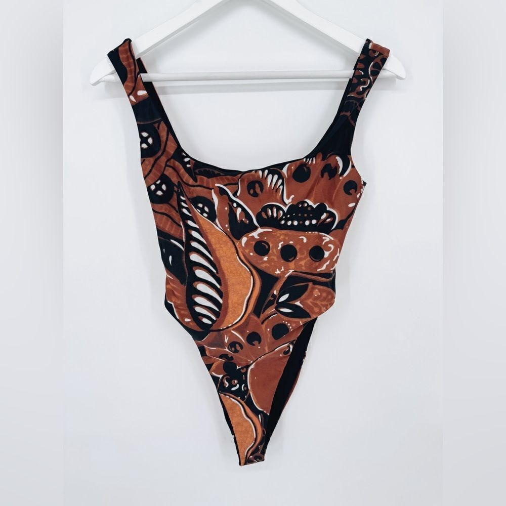 Mara Hoffman Black and Brown One Piece Swimsuit - Picture 4 of 10